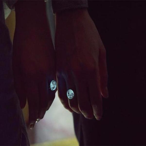 Glow In The Dark Moon Necklace - SexyBling