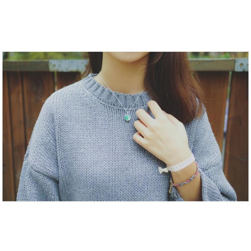 Green Moon Necklace (Healing) - SexyBling