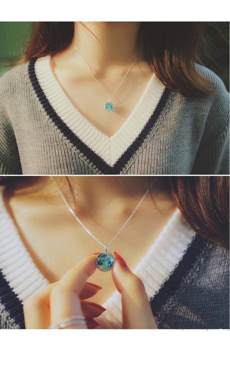 Blue Moon Necklace (Hope) - SexyBling