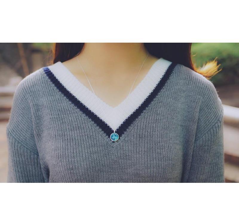Blue Moon Necklace (Hope) - SexyBling