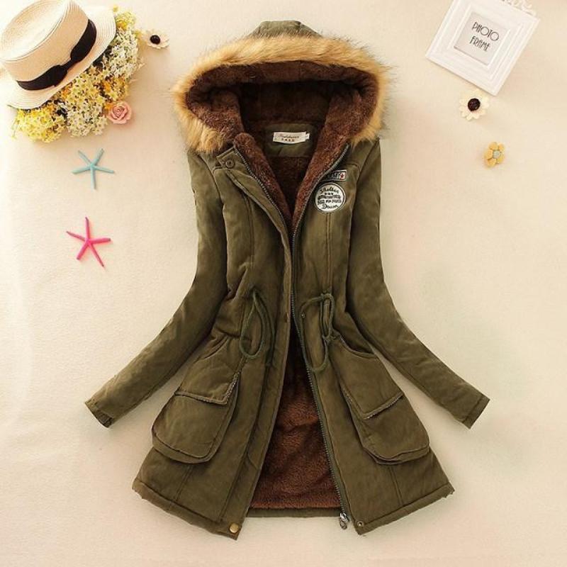 Fur Hood Winter Coat For Women - SexyBling