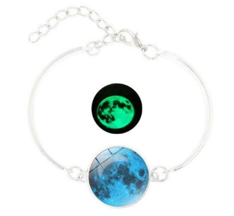 Glow In The Dark Moon Bracelet - SexyBling