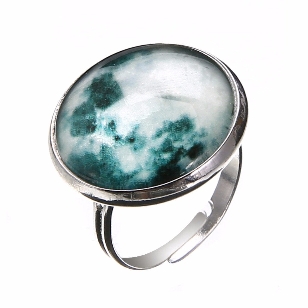 Full Moon Glow in the Dark Ring - SexyBling