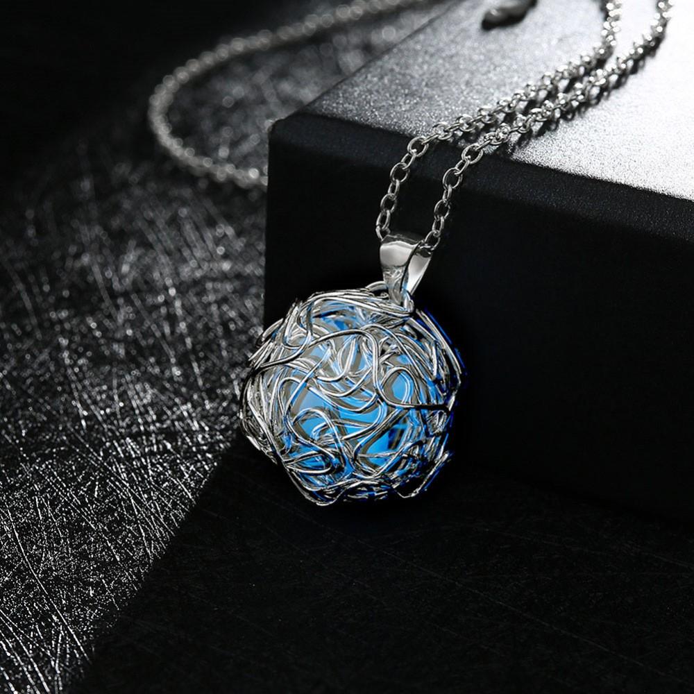 Glowing Fluorescent Stone Necklace - SexyBling