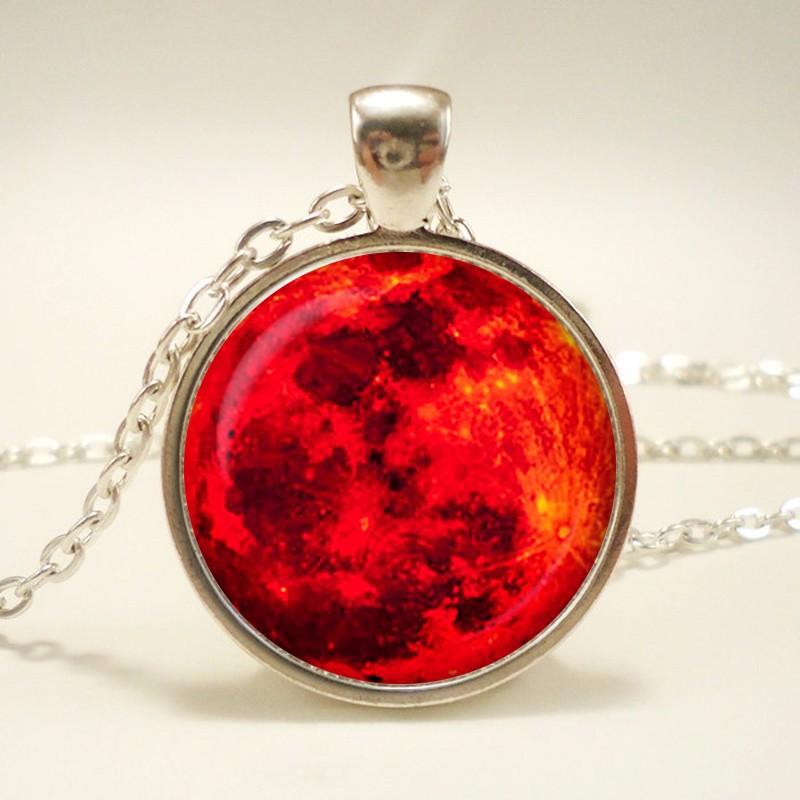 Red Moon Necklace (Life) - SexyBling