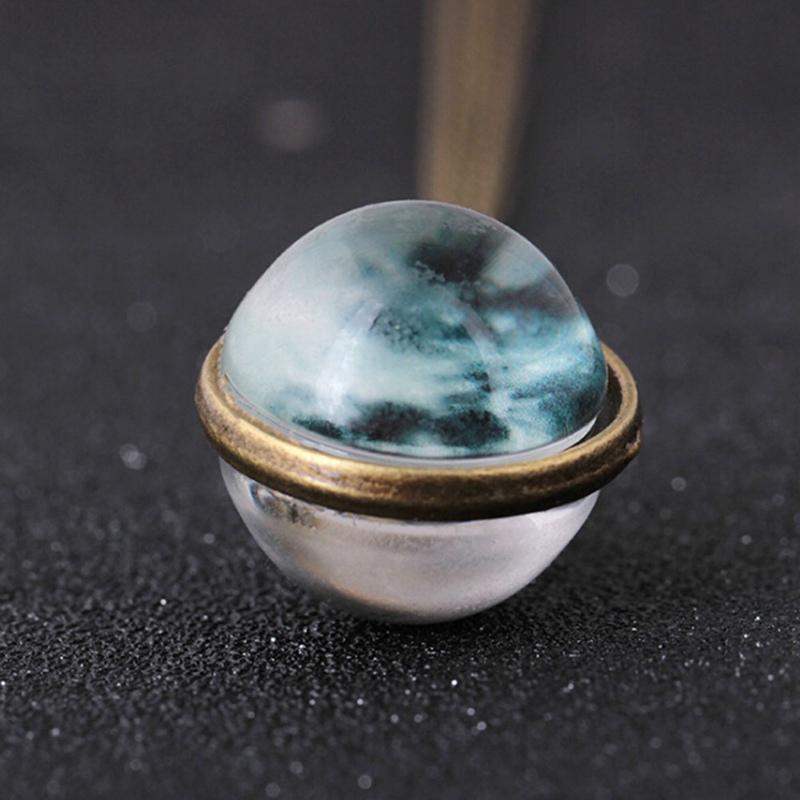 Glowing Crystal Ball Necklace - SexyBling