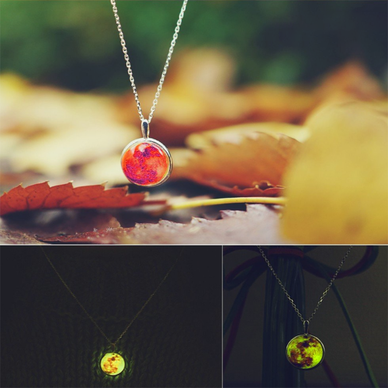 Orange Moon Necklace (Composure) - SexyBling