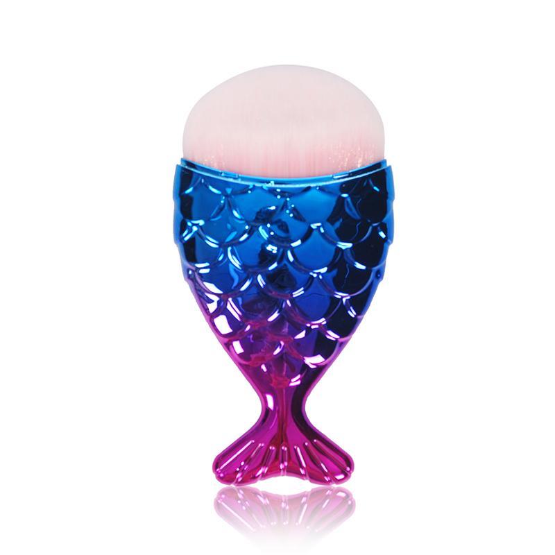 Rainbow Mermaid Makeup Brushes Set - SexyBling