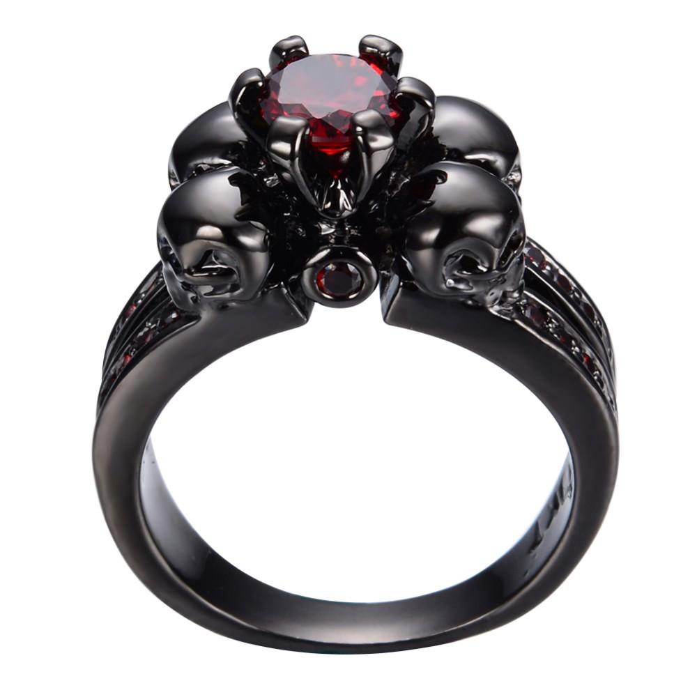 Red Skull Ring - SexyBling
