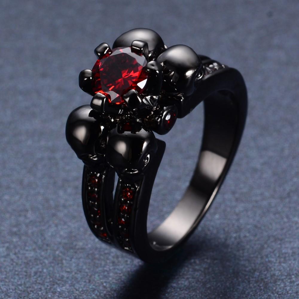 Red Skull Ring - SexyBling