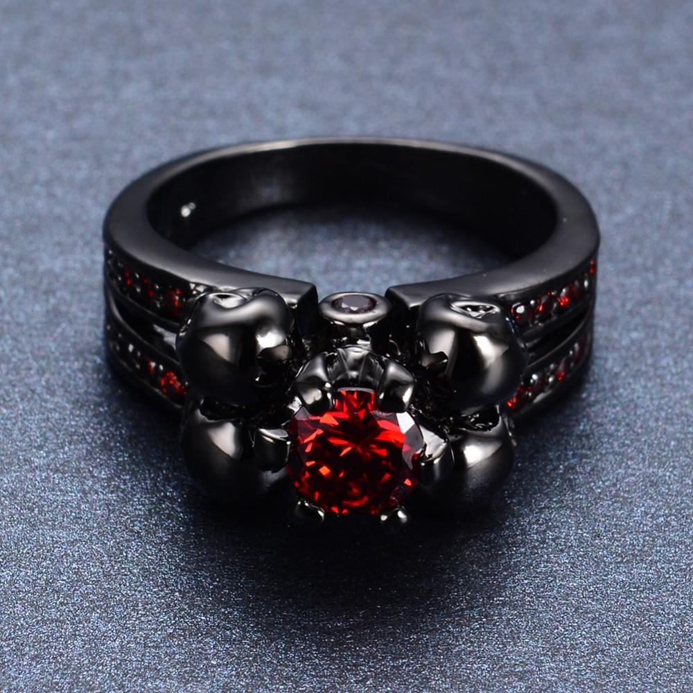 Red Skull Ring - SexyBling
