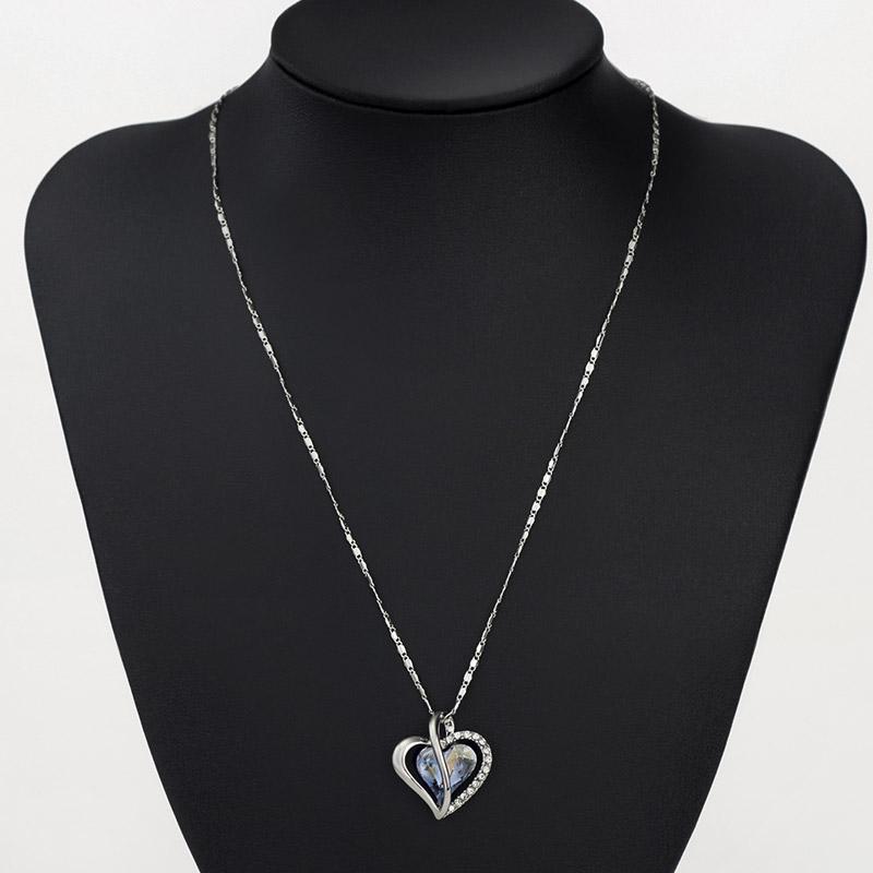 Rhine Stone Charm Necklace - SexyBling