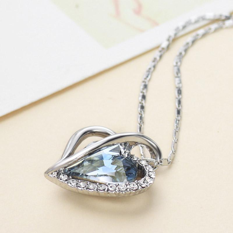 Rhine Stone Charm Necklace - SexyBling