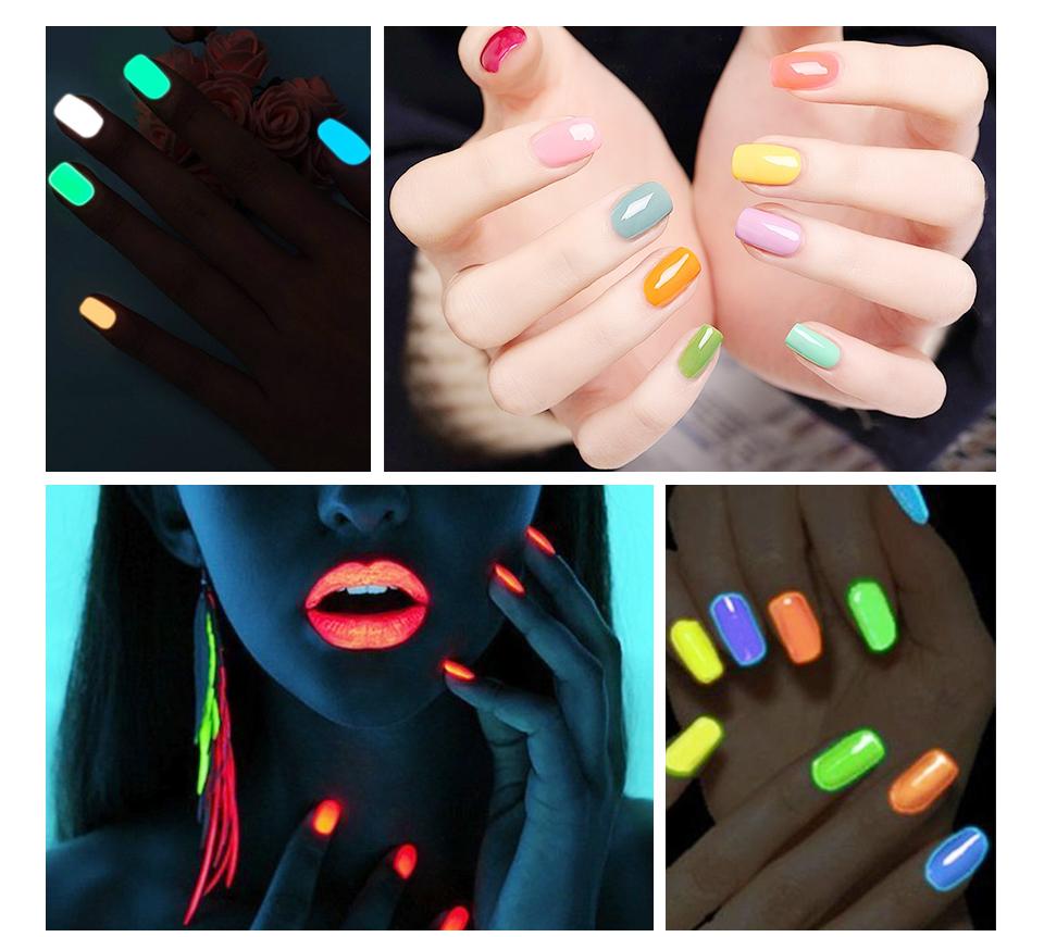 Night Glow In Dark Gloss Lacquer - SexyBling