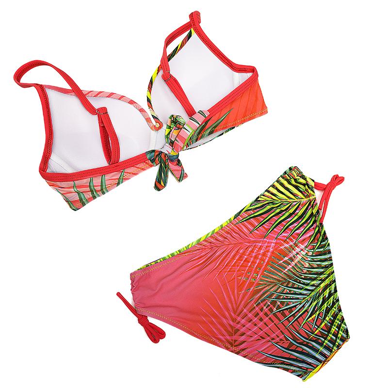 Backless Gradient Bikini Set - SexyBling