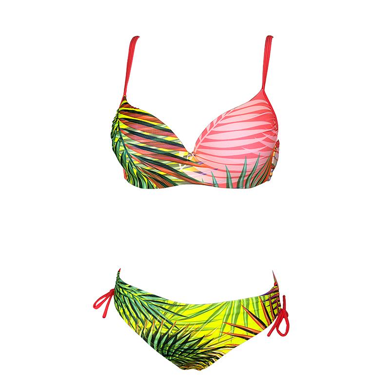 Backless Gradient Bikini Set - SexyBling