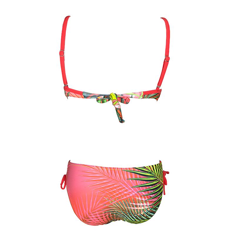 Backless Gradient Bikini Set - SexyBling