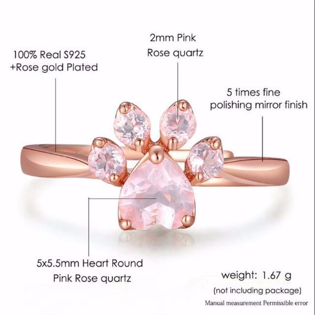 Rose Quartz Ring - SexyBling