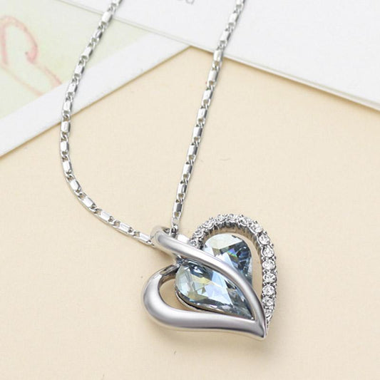 Rhine Stone Charm Necklace - SexyBling