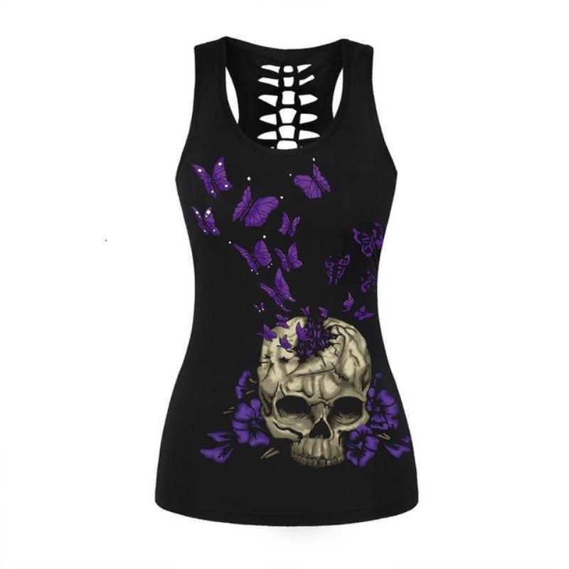 Skull Tank Top - SexyBling