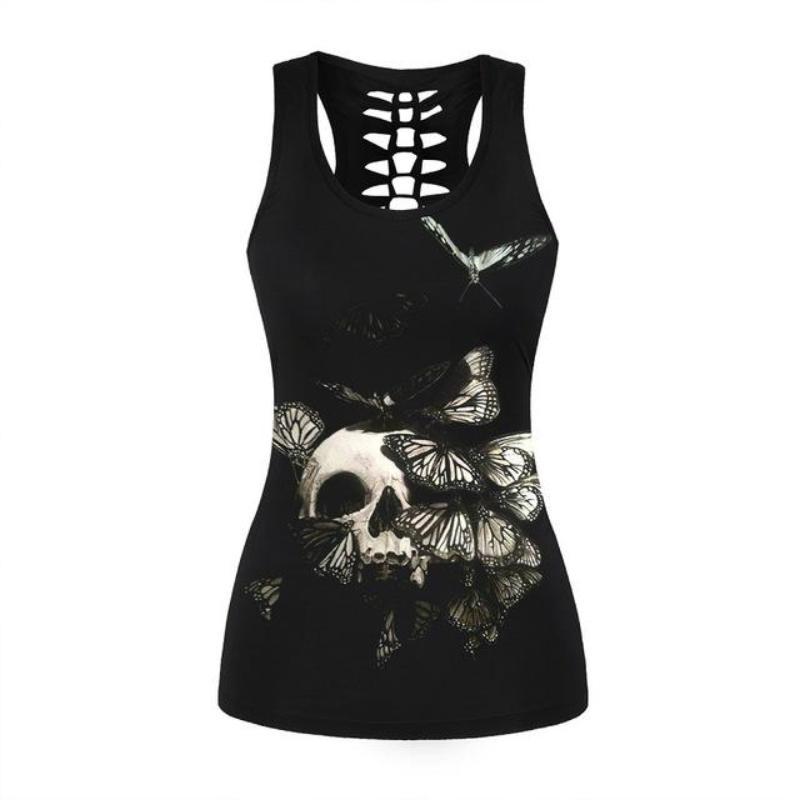 Skull Tank Top - SexyBling