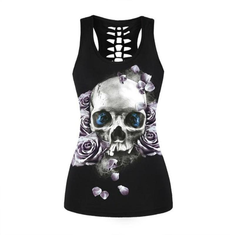 Skull Tank Top - SexyBling