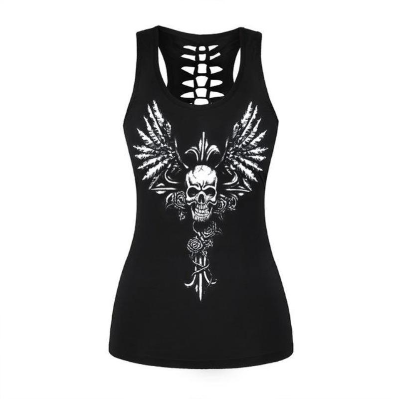 Skull Tank Top - SexyBling