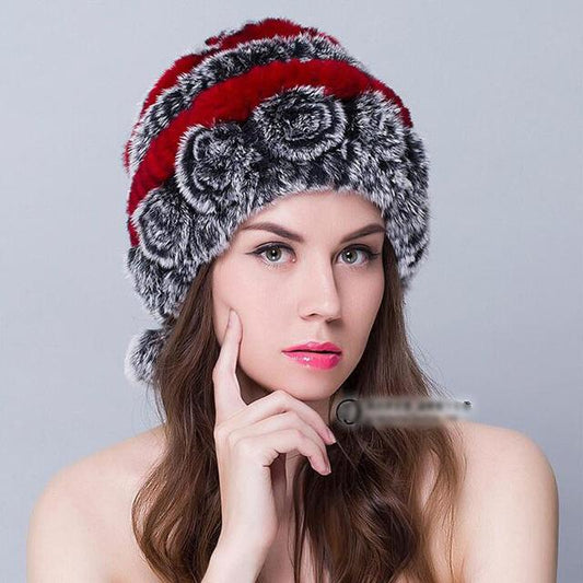 Cute Faux Fur Beanie - SexyBling