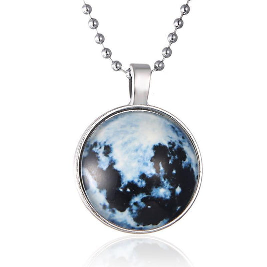 Glow In The Dark Moon Pendant - SexyBling